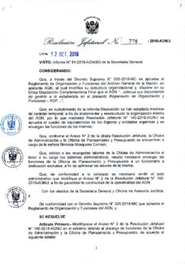 Resolución Jefatural N° 228-2018-AGN/J