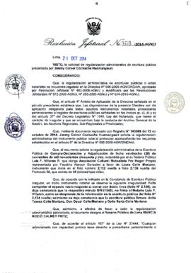 Resolución Jefatural N° 368-2014-AGN/J