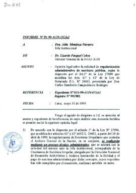 INFORME 051-99-AGN-OGAJ
