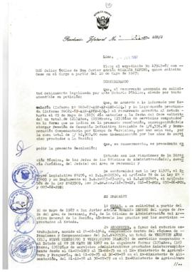 Resolución Jefatural N° 041-1987/AGN/J