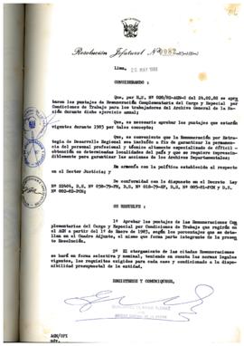 Resolución Jefatural N° 082-1983/AGN/J