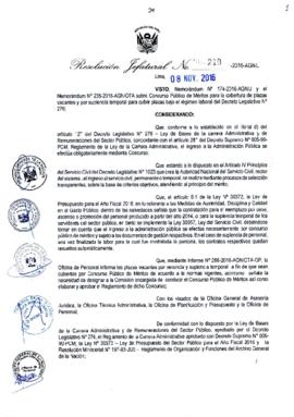 Resolución Jefatural N° 219-2016-AGN/J