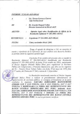 INFORME 243-2003-AGN-OGAJ