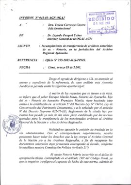 INFORME 048-2003-AGN-OGAJ