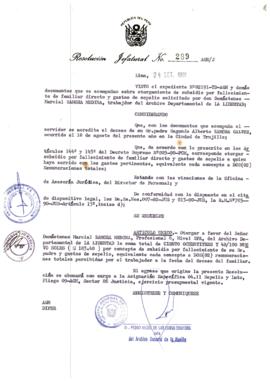 Resolución Jefatural N° 289-1991/AGN/J