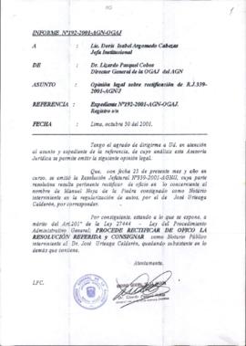 INFORME 192-2001-AGN-OGAJ