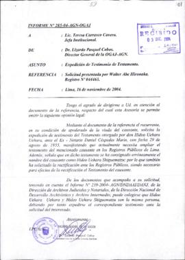 INFORME 285-2004-AGN-OGAJ
