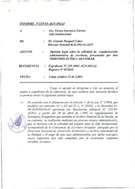 INFORME 229-2003-AGN-OGAJ
