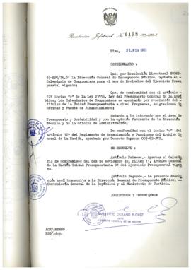 Resolución Jefatural N° 198-1983/AGN/J