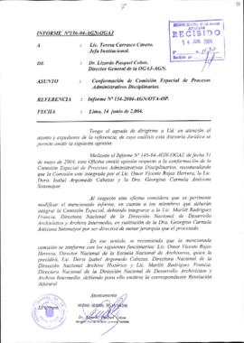 INFORME 156-2004-AGN-OGAJ