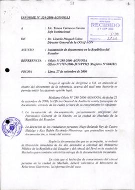 INFORME 324-2006-AGN/OGAJ
