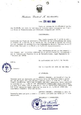 Resolución Directoral N° 053-88-AGN/OA