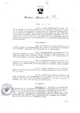 Resolución Jefatural N° 053-1989/AGN/J