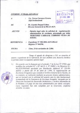 INFORME 290-2004-AGN-OGAJ