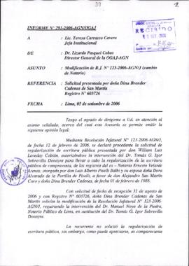INFORME 291-2006-AGN/OGAJ