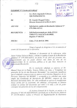 INFORME 116-2004-AGN-OGAJ
