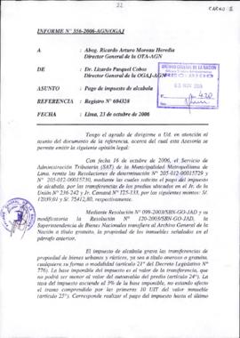 INFORME 356-2006-AGN/OGAJ