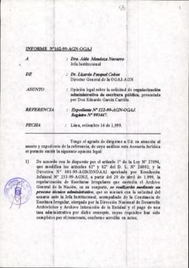 INFORME 162-99-AGN-OGAJ