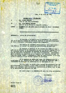 INFORME 001-87/AGN-JOAJ