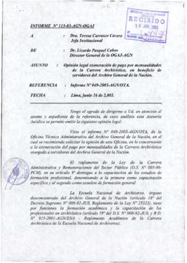 INFORME 115-2003-AGN-OGAJ
